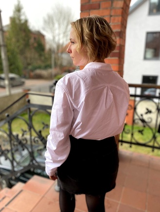 Не классическая белая рубашка