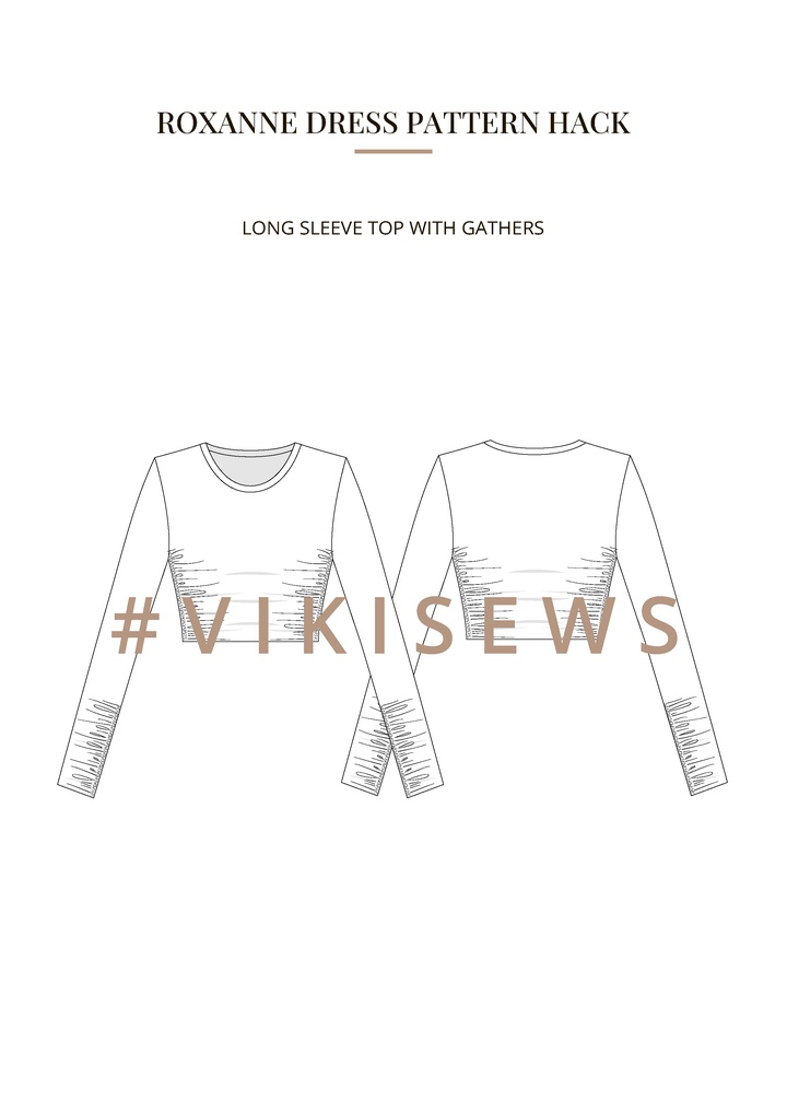 Roxanne dress pattern hacking guide