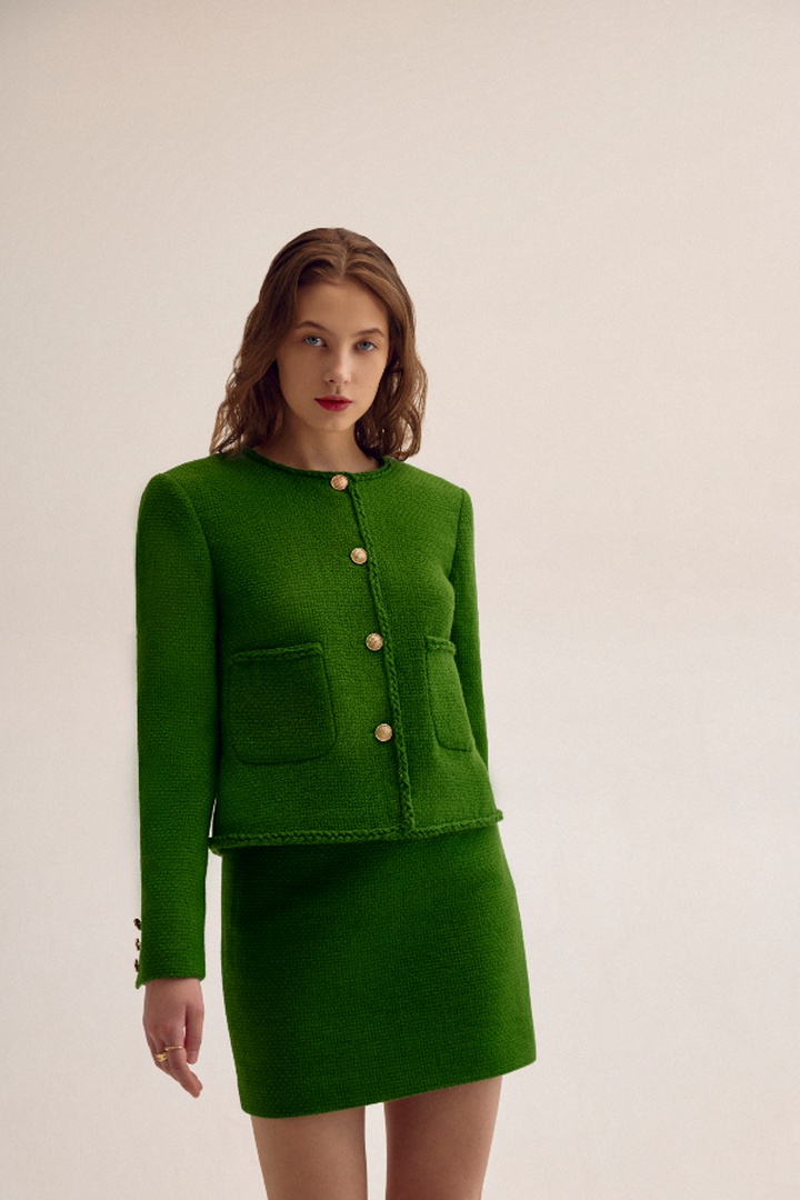 Мини-курс по пошиву твидового жакета Грейс