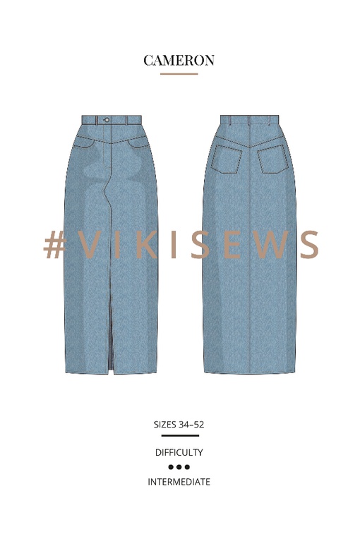 Cameron skirt sewing course