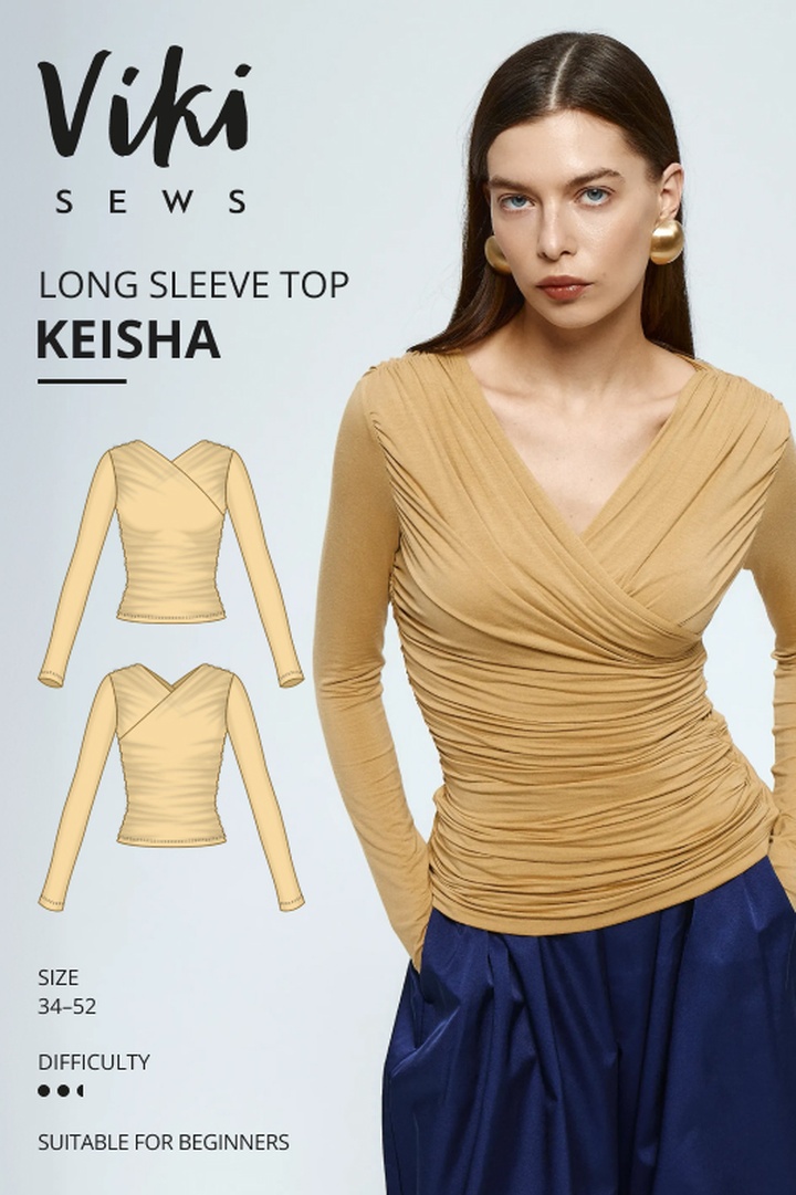 Keisha long sleeve top