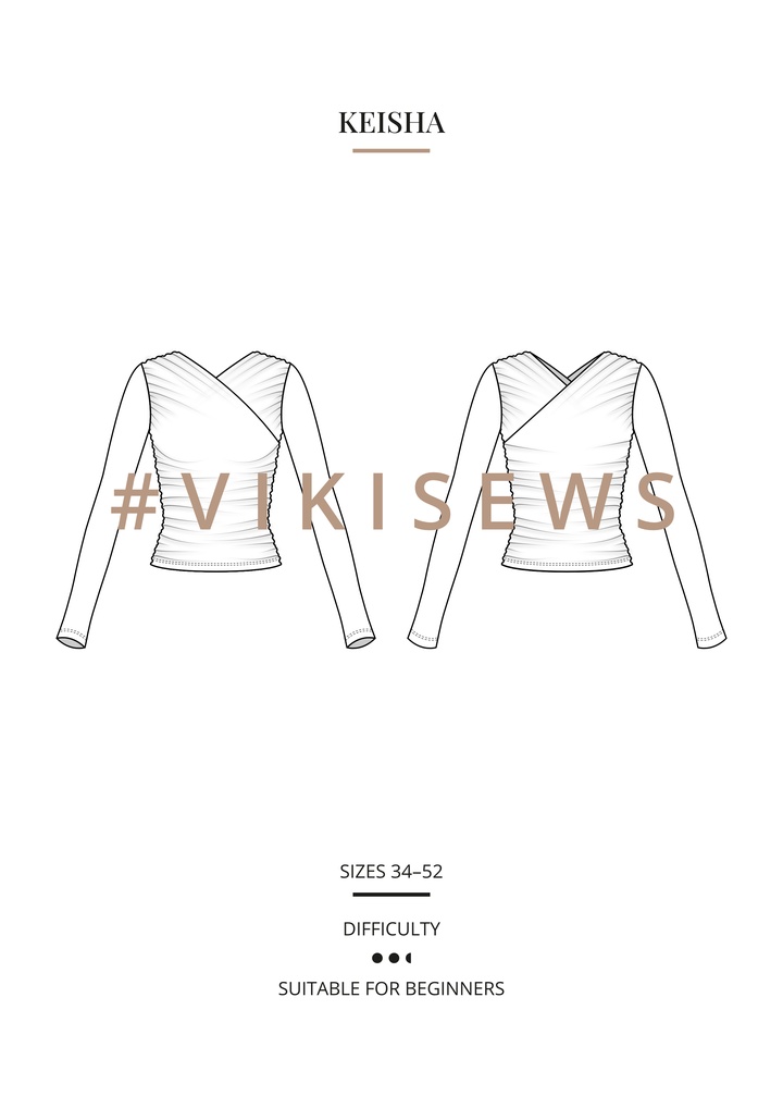 Keisha long sleeve top