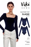 Slaine bustier top