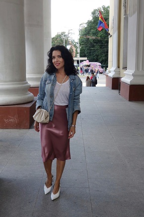 Теперь любимая юбка 🌷