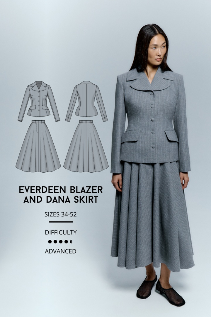 Everdeen Blazer and Dana skirt sewing course
