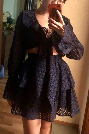 Блузка из вышивки