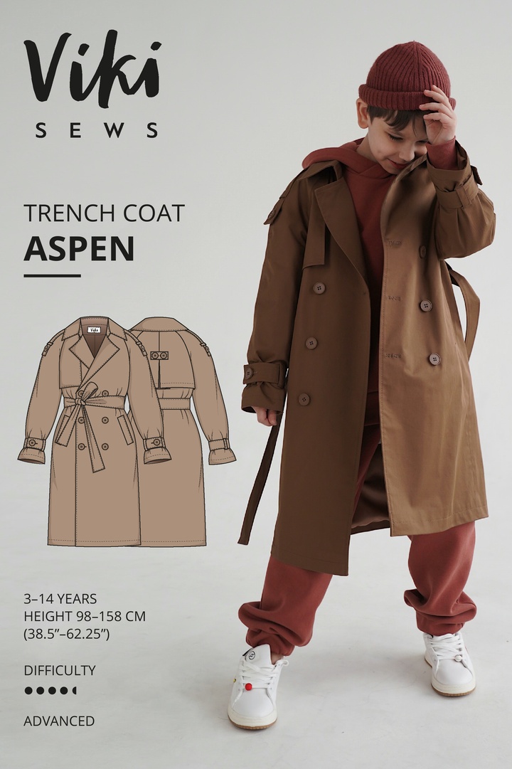 Aspen trench coat (boy)