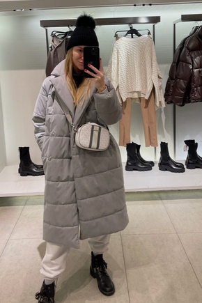 Мой самый первый сшитый пуховик в жизни