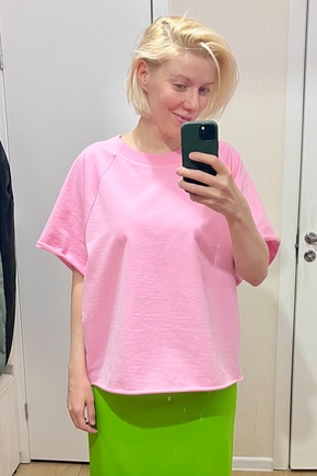 Розовая, футер 2-х нитка