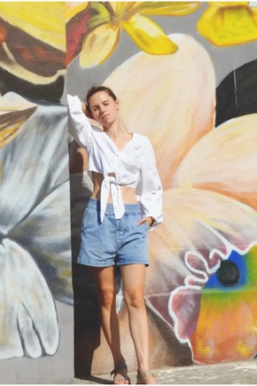 Отличная выкройка! Хочется нашить много блуз Люси разных цветов и фактур)