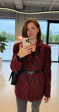 Идеальная талия в этом жакете