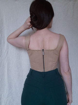 экоКожаный топ