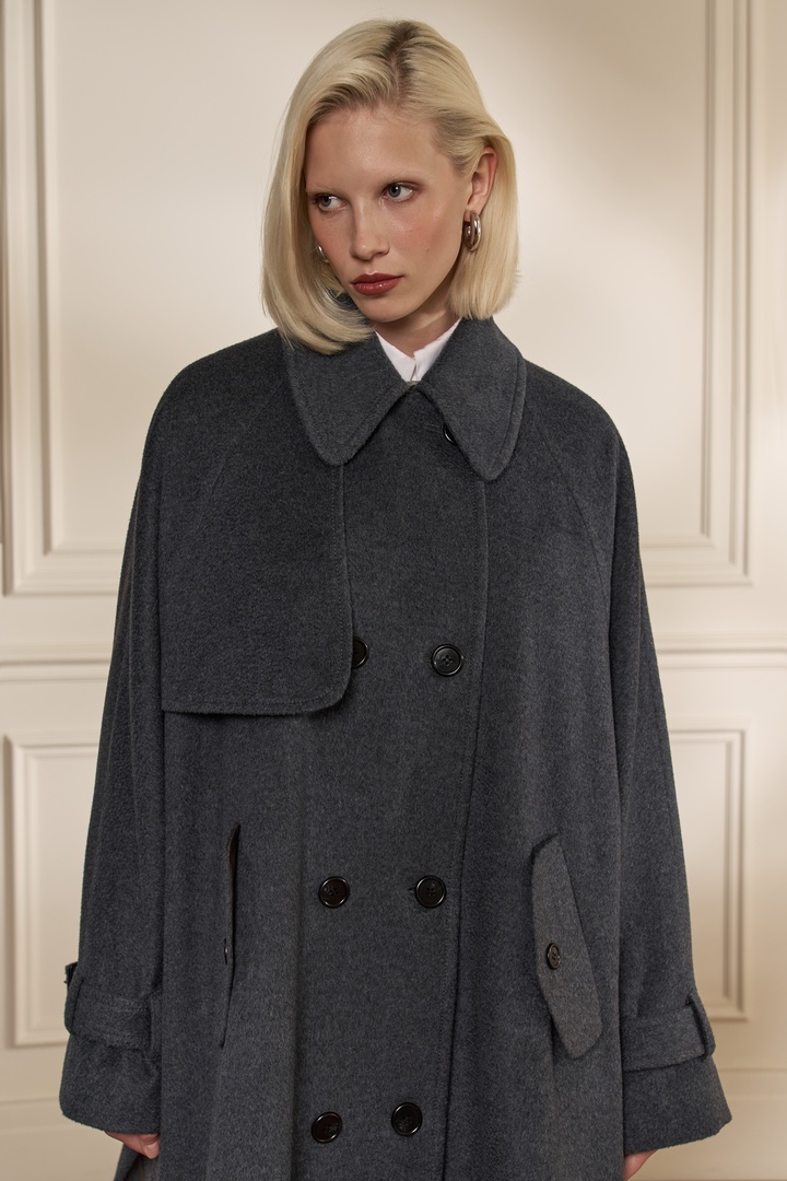 Armande cape coat