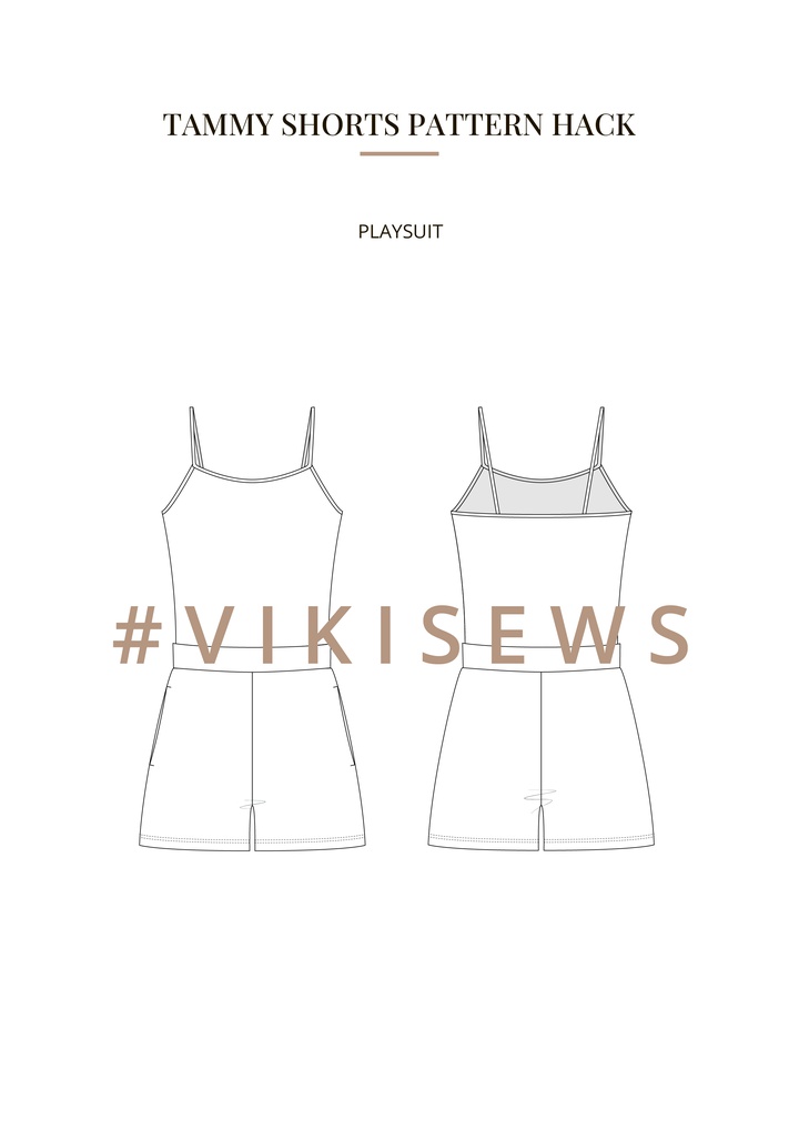 Tammy shorts pattern hacking guide