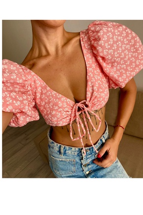 Непростой но очень красивый топ