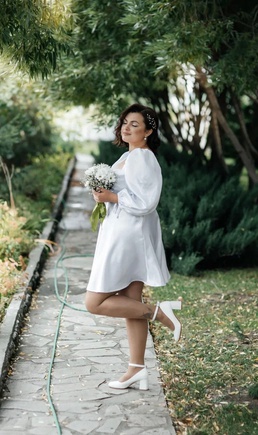 Получилось свадебное платье 🫶