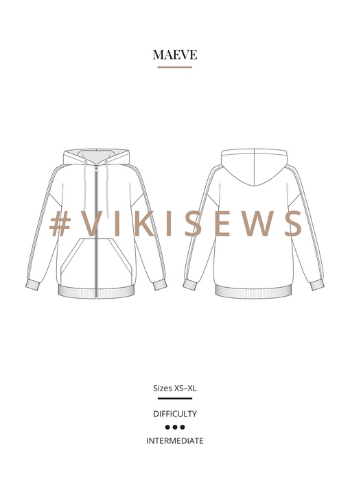 Maeve zip-up hoodie