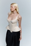 Zinnia bustier top