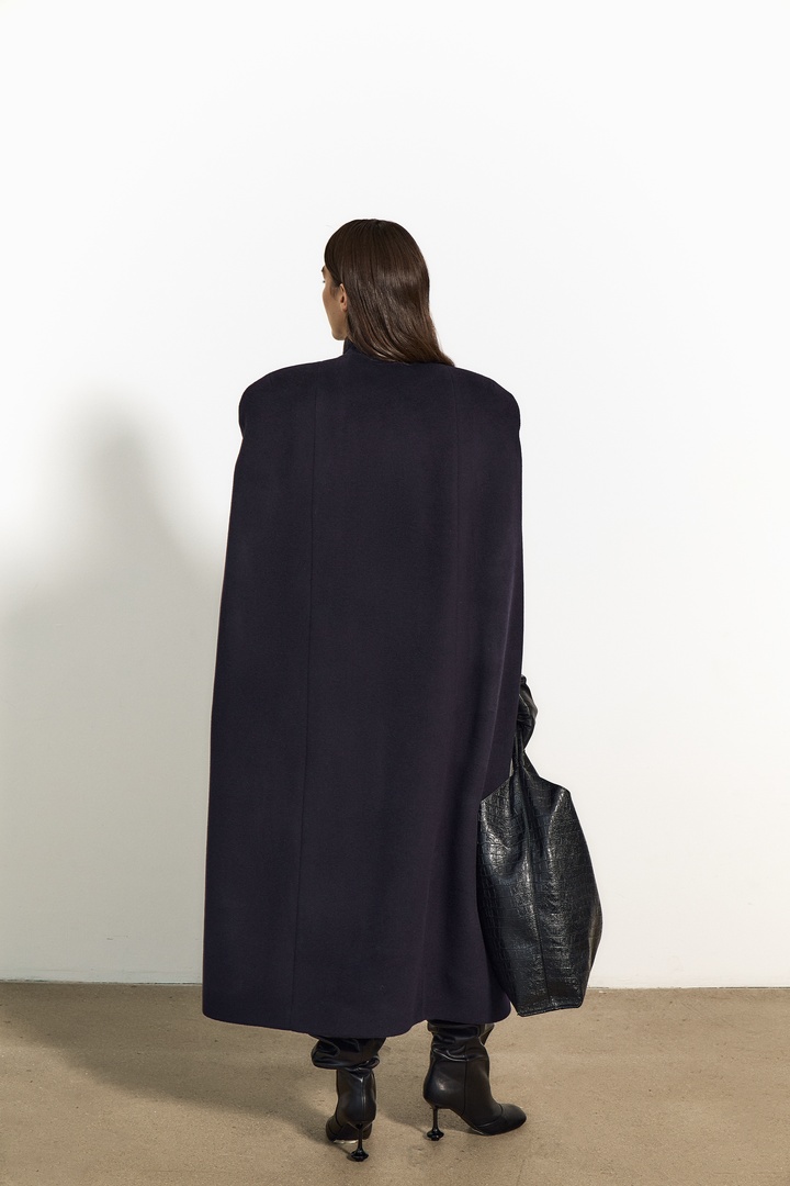 Clementine cape coat