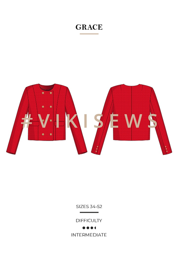 Grace jacket sewing course