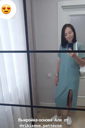 Платье-футболка