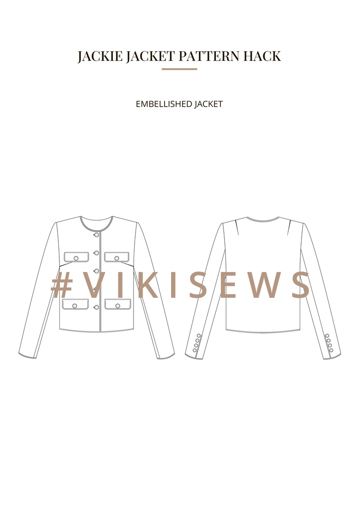 Jackie jacket pattern hacking guide