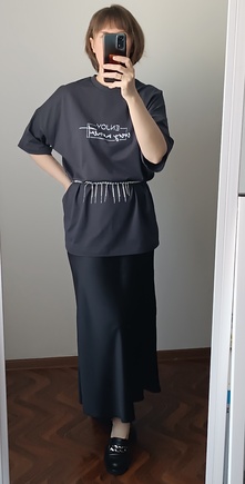 Любимая юбка, простая в пошиве!