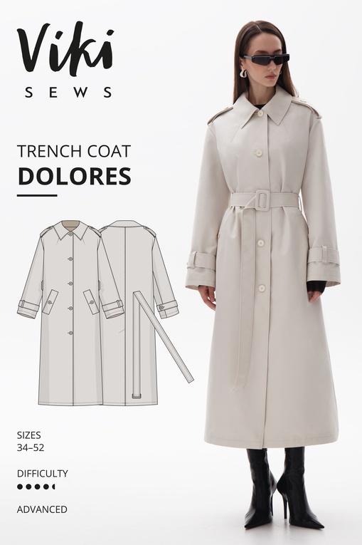 Dolores trench coat