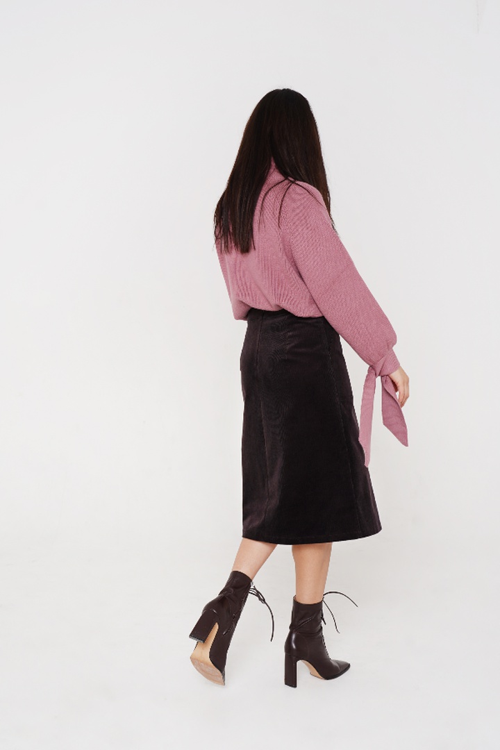 МК по пошиву юбки с встречной складкой Элания