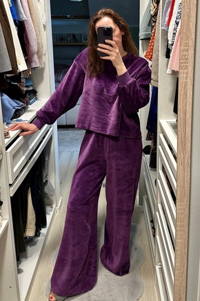 Свитшот Никки +брюки Мара: получился домашний костюм💜