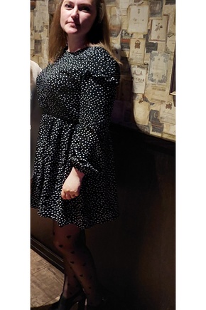 Платье из 1,5метров ткани.(44размер-европейский)