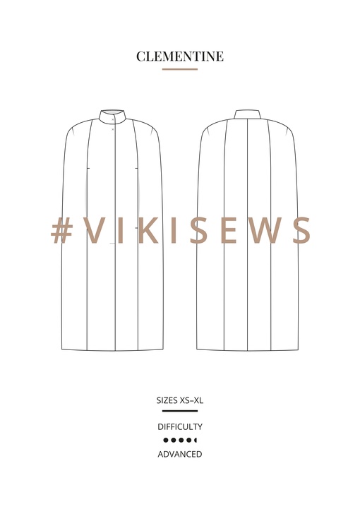 Clementine cape coat