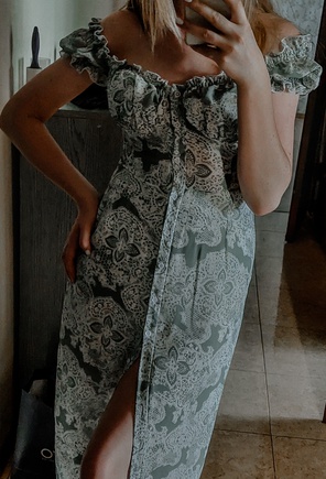 Воздушное платье из шифона