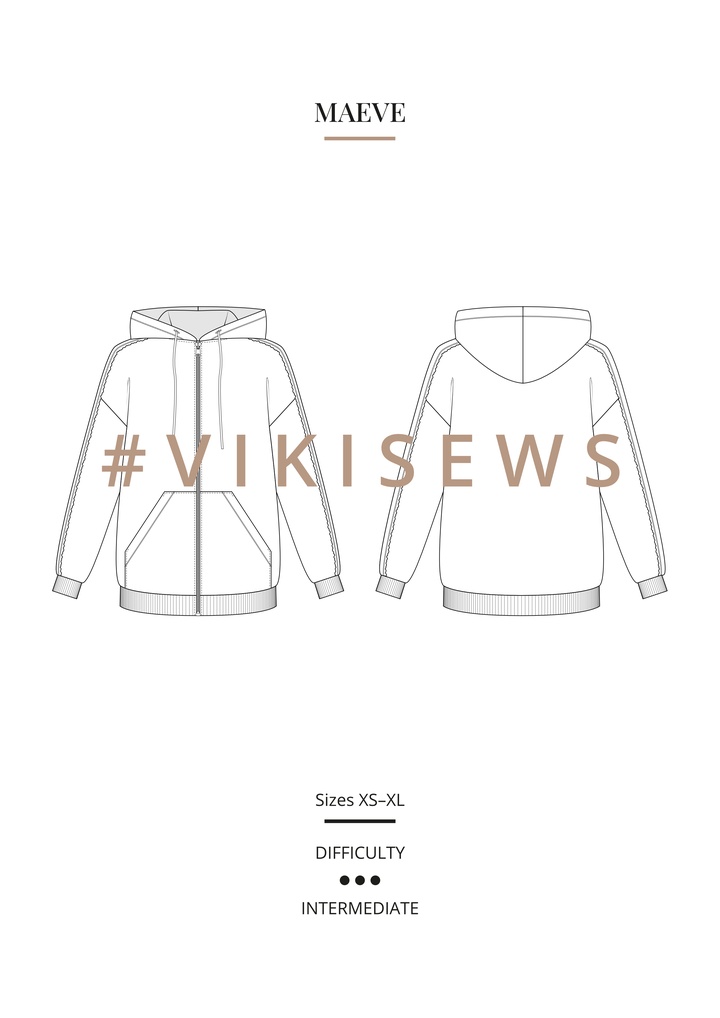 Maeve zip-up hoodie