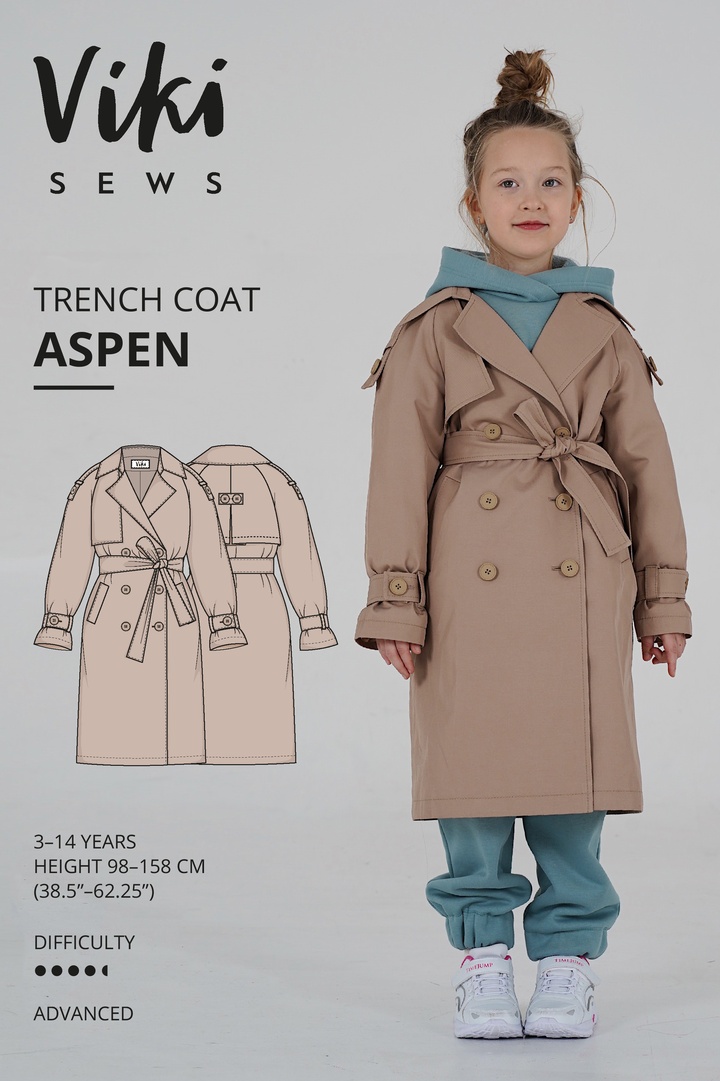 Aspen trench coat (girl)