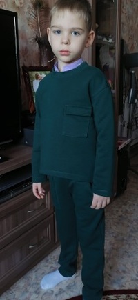 Получился костюм внуку.