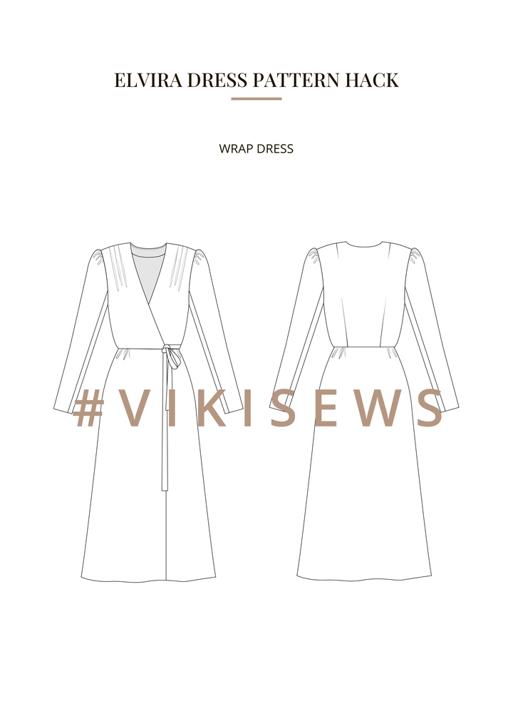 Elvira dress pattern hacking guide