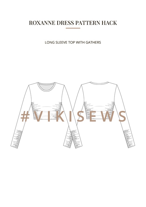 Roxanne dress pattern hacking guide