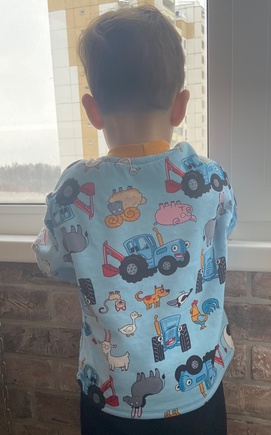 Синий трактор