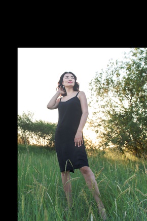 Любимое платье комбинация, легко шить, легко вписывается в гардероб