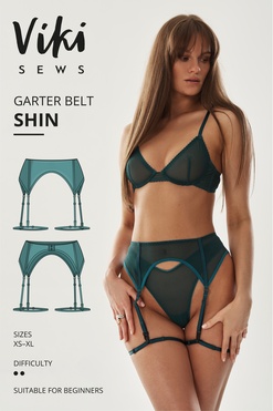 Shin garter belt