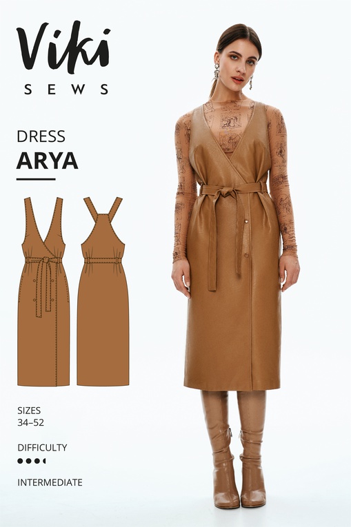 Arya Pinafore Dress