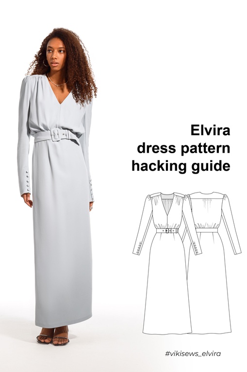 Elvira dress pattern hacking guide