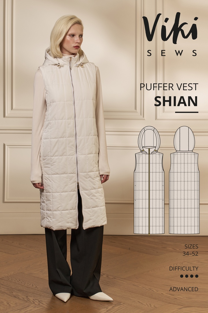 Shian puffer vest