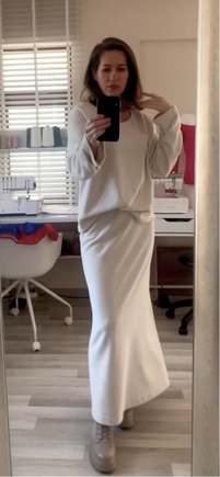 Стильная юбка на холодный сезон