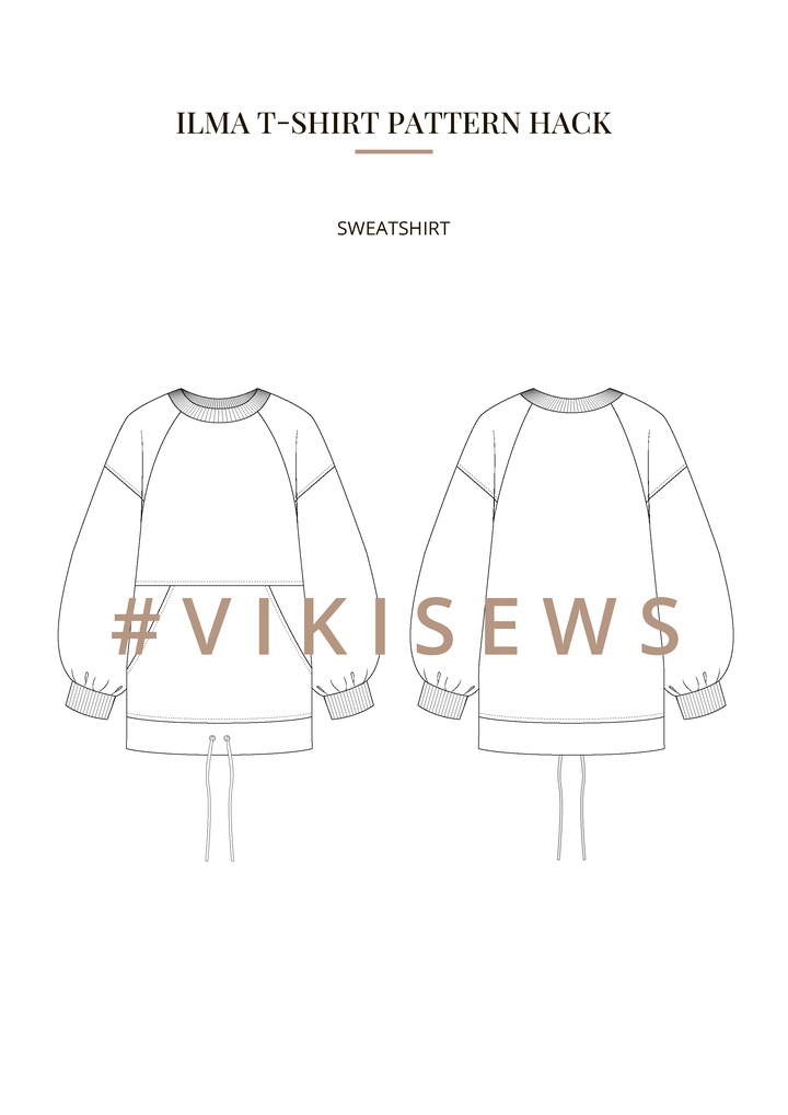 Ilma t-shirt pattern hacking guide