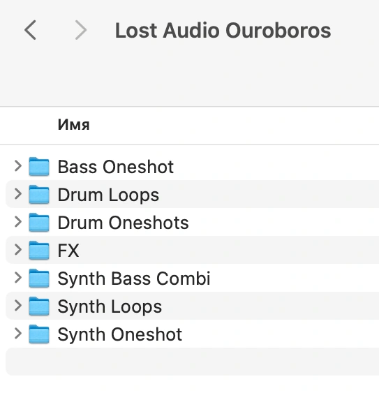 Lost Audio Ouroboros Drum and Bass  — Превью