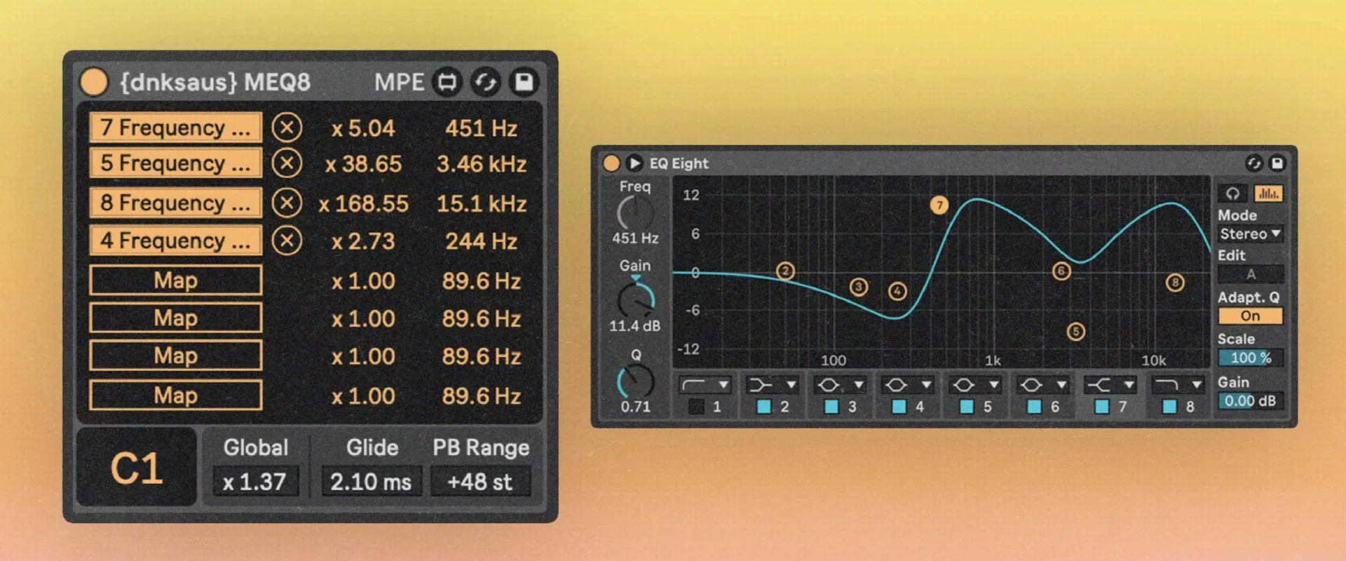 AUTO-EQ - Max For Live Modulator for EQ Eight