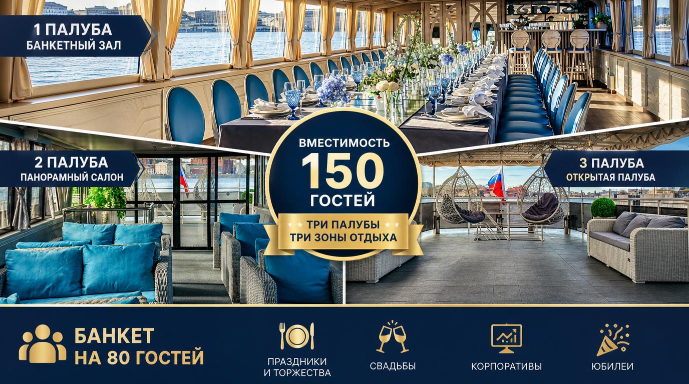 Что за теплоход «Северное Сияние» в Санкт-Петербурге