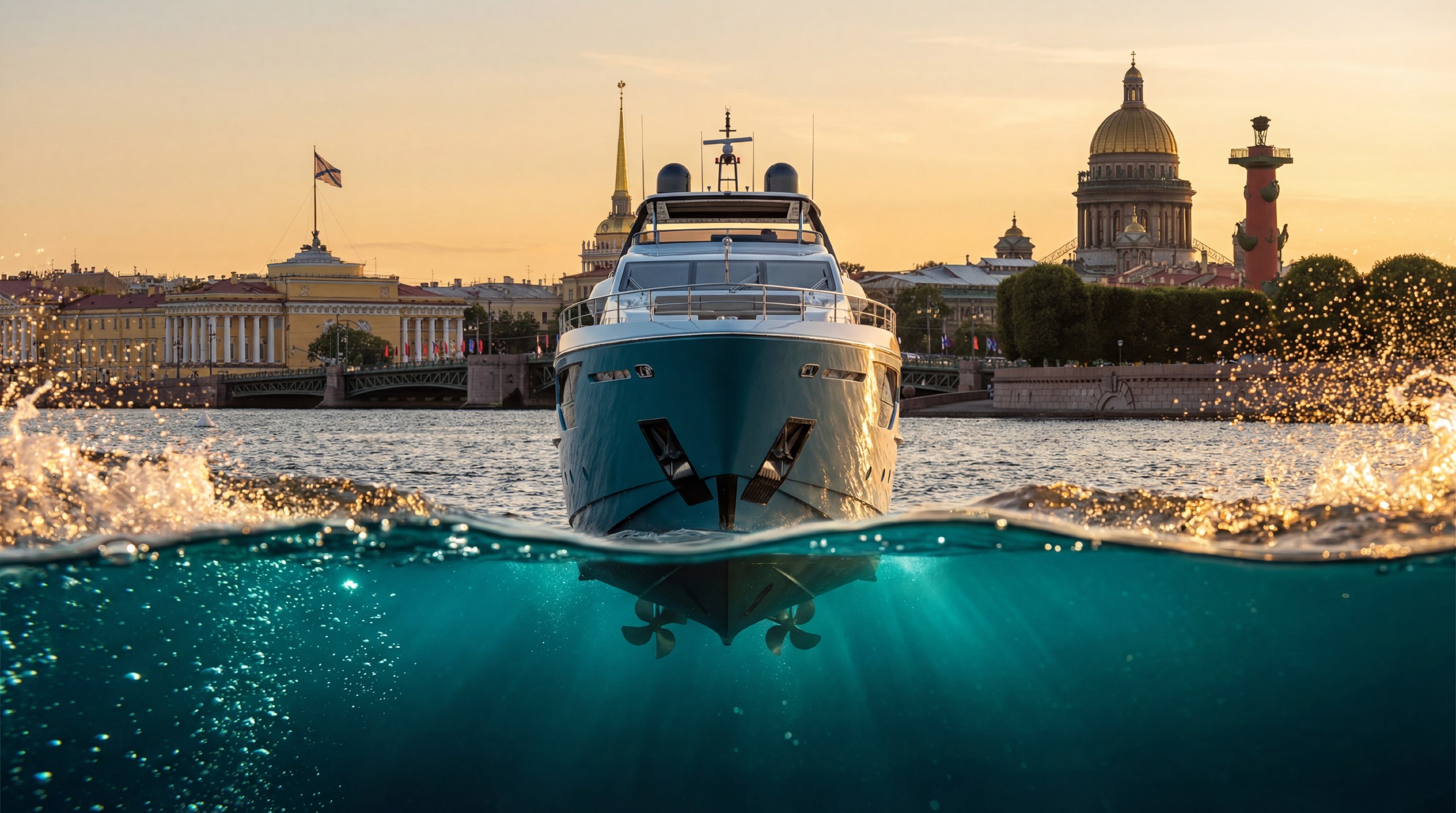 Забронировать яхту в Питере: как превратить прогулку по Неве в безупречный праздник на воде